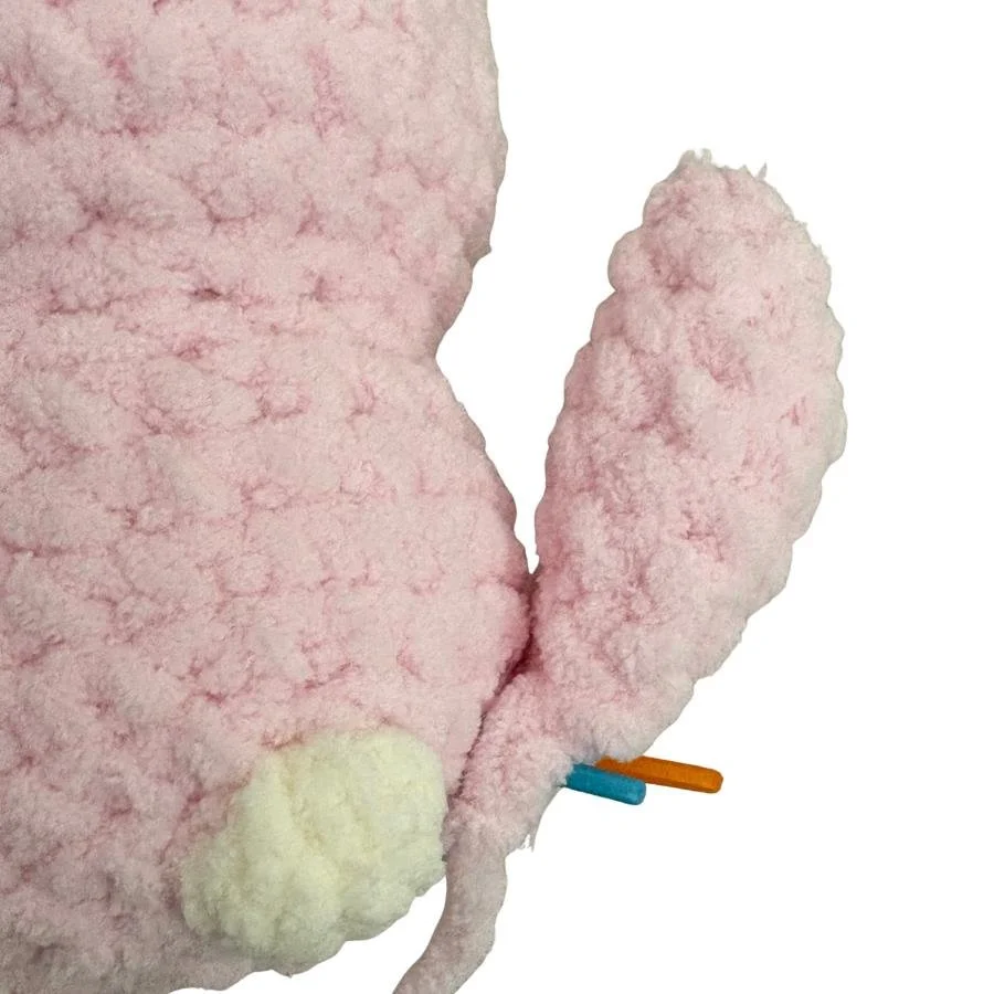 how to attach the tail for crochet dog