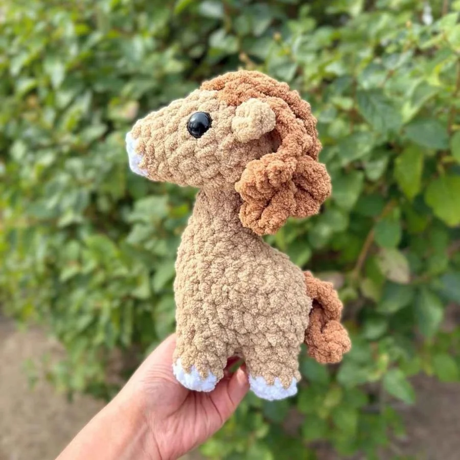 free crochet little horse pattern