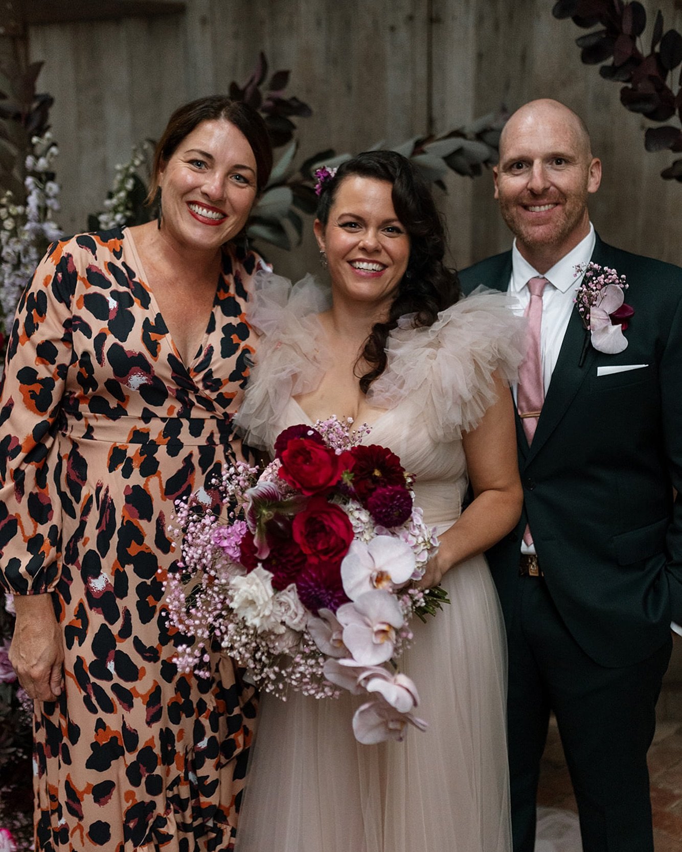 On Thursday I married these two good eggs and it was pretty great. It was a bit chaotic with the rain so I didn&rsquo;t get a happy snap but luckily @rachaelv.photography had my back and got this proper shot of Jaime, Dan and I.
.
I can&rsquo;t even 