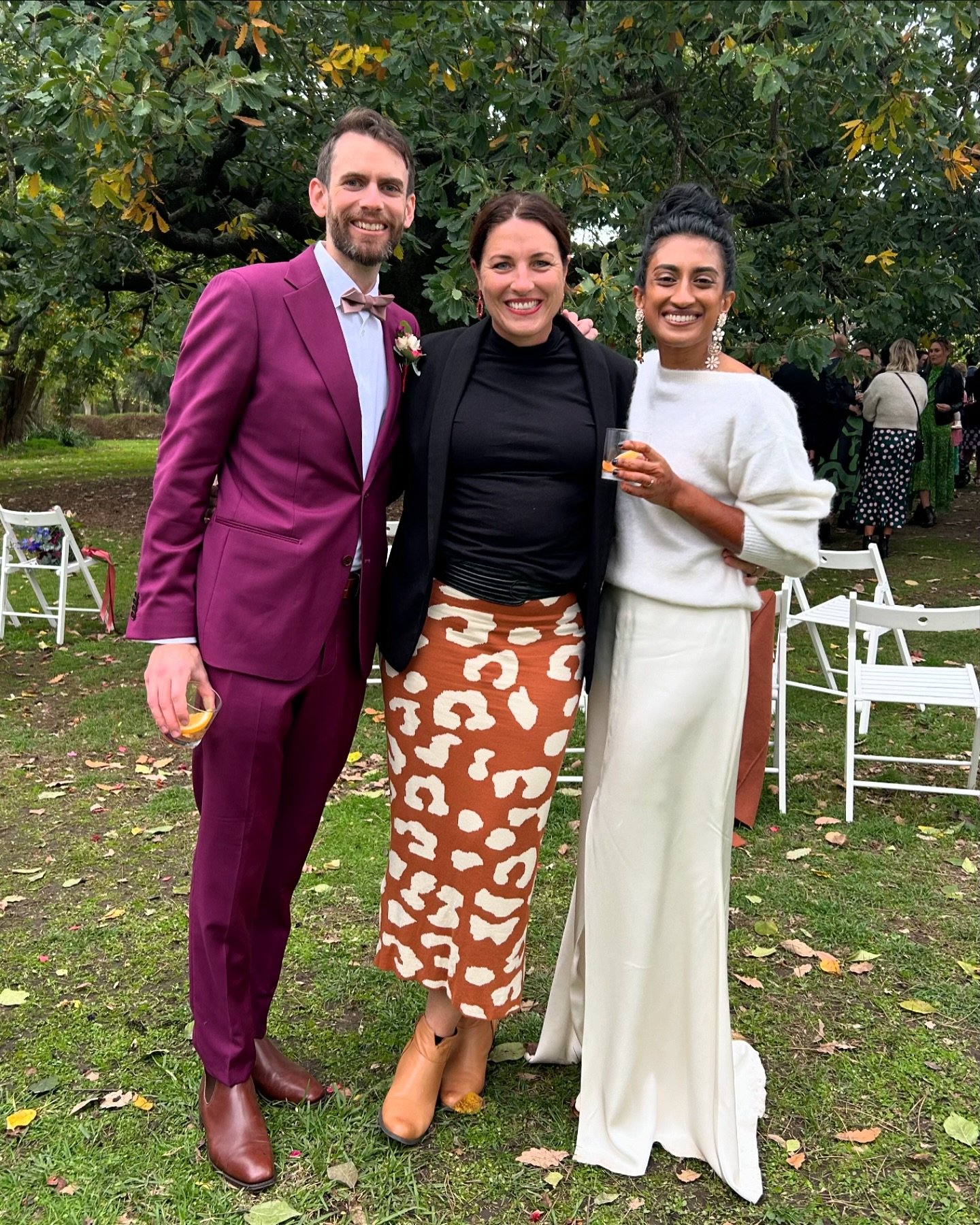 MARRIED! Pete and Rachana made it official this afternoon at @heidemoma and it was pretty special. Their guests flew in from all over the world for it so luckily Melbs put on her best weather ❄️ 😬.
.
They met at a speed dating night in the NT- which