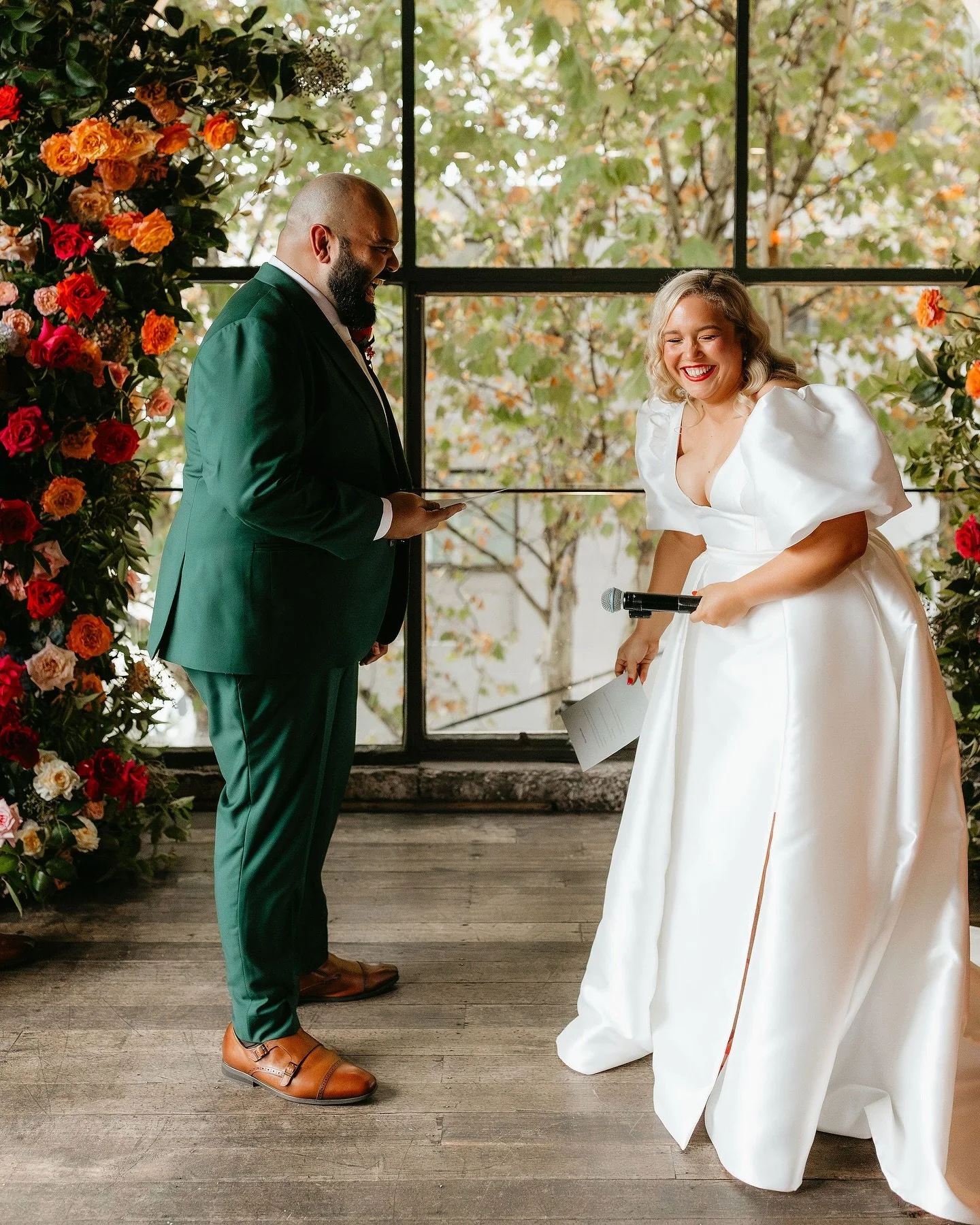 Weddings are about emotion. All the emotion. But especially joy. Such a tiny word for such a shiny feel. Joy is my wheelhouse. 
.
Not pictured- me sitting on the bench seat watching the joy unfold. It&rsquo;s your story and your show. I&rsquo;m just 