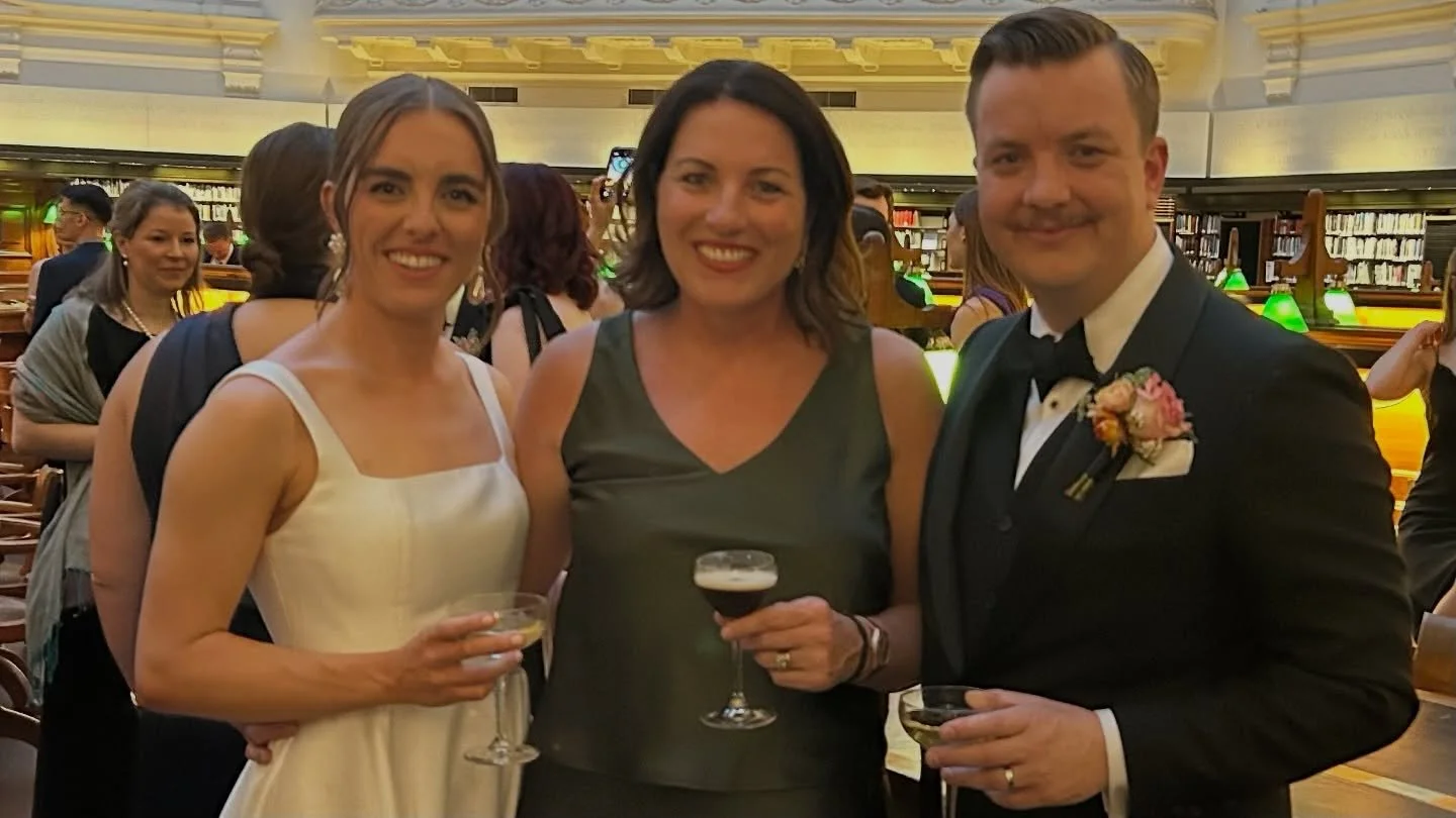 MARRIED!! Erica and Gavin chose State Library to make it official this evening. It was a ripper story to tell- their first meeting well before they officially first actually ‘met’.
.
Gavin was supervising at a med school camp when he was