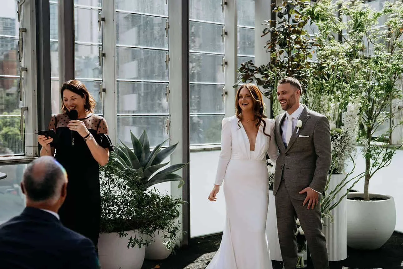 ⭐️ ⭐️ ⭐️ ⭐️ ⭐️ 

&lsquo;Nat was absolutely the best celebrant! From the moment we met her, she made us feel so relaxed and comfortable. 

During the ceremony, she brought such a fun, natural energy, so many of our family and friends came up to us aft