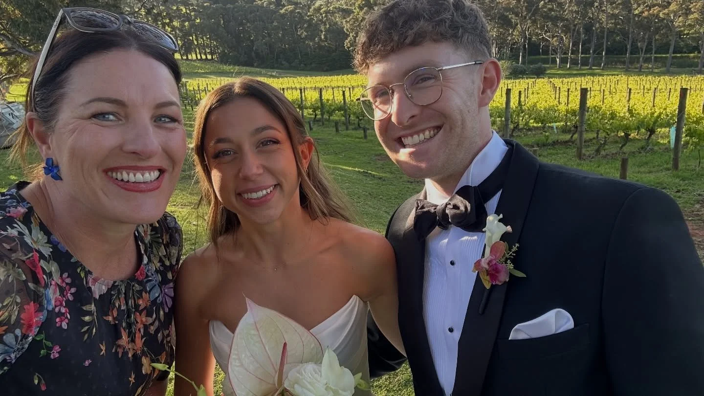 MARRIED!! I ventured down to the Ninch today to hitch Oscar and Tessa at the absolutely magic @polperrowines.
.
They scored the  most magnificent wedding weather - blue skis and sunshine but not hot. Theirs was a funny, emotional ceremony meaning lot