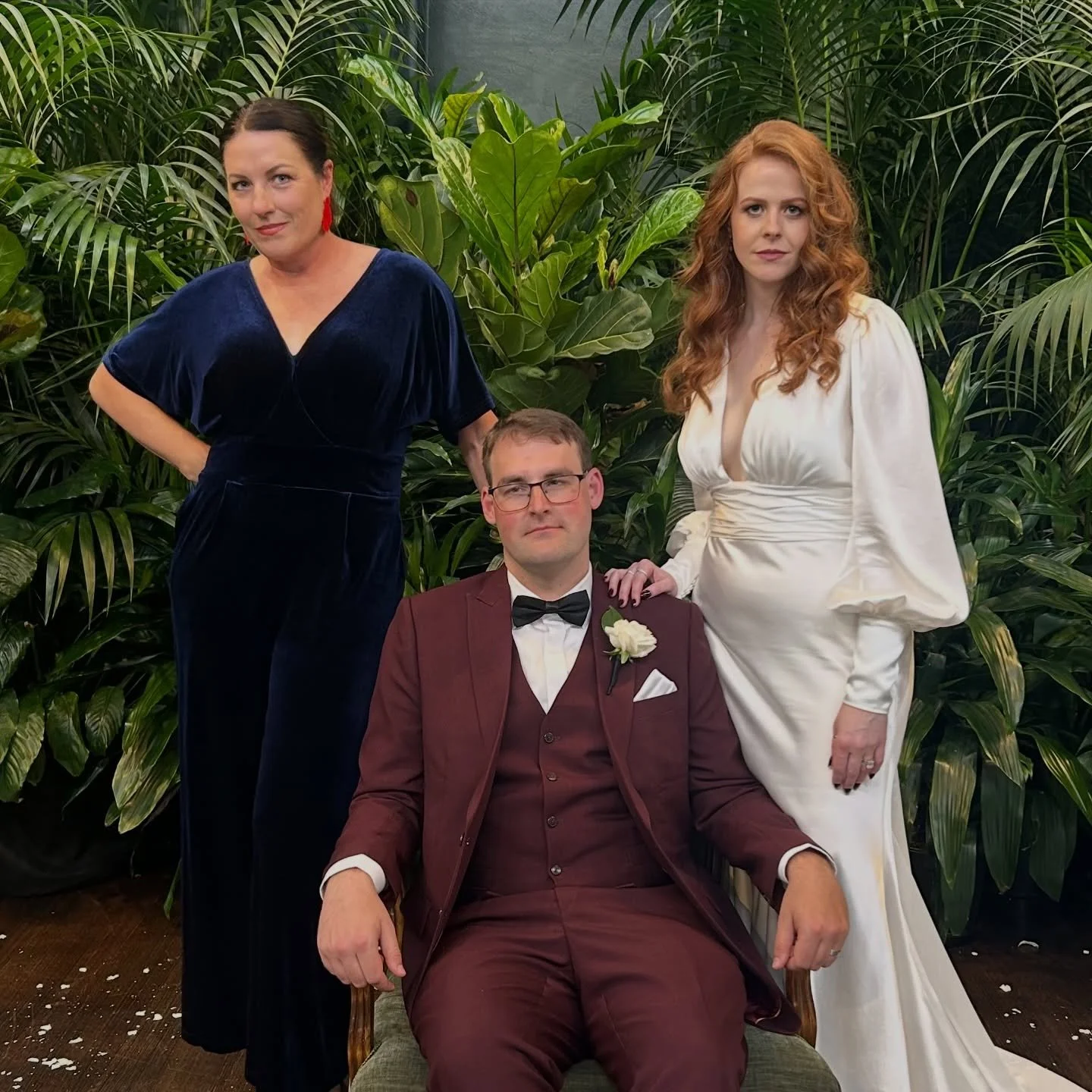 Blue steel or happy smiles?

Regardless, Eliza and Michael are married! 

I told their story, they shared impossibly beautiful vows and their grandmas brought their rings up. Before they knew it they were declared married and having their first marri