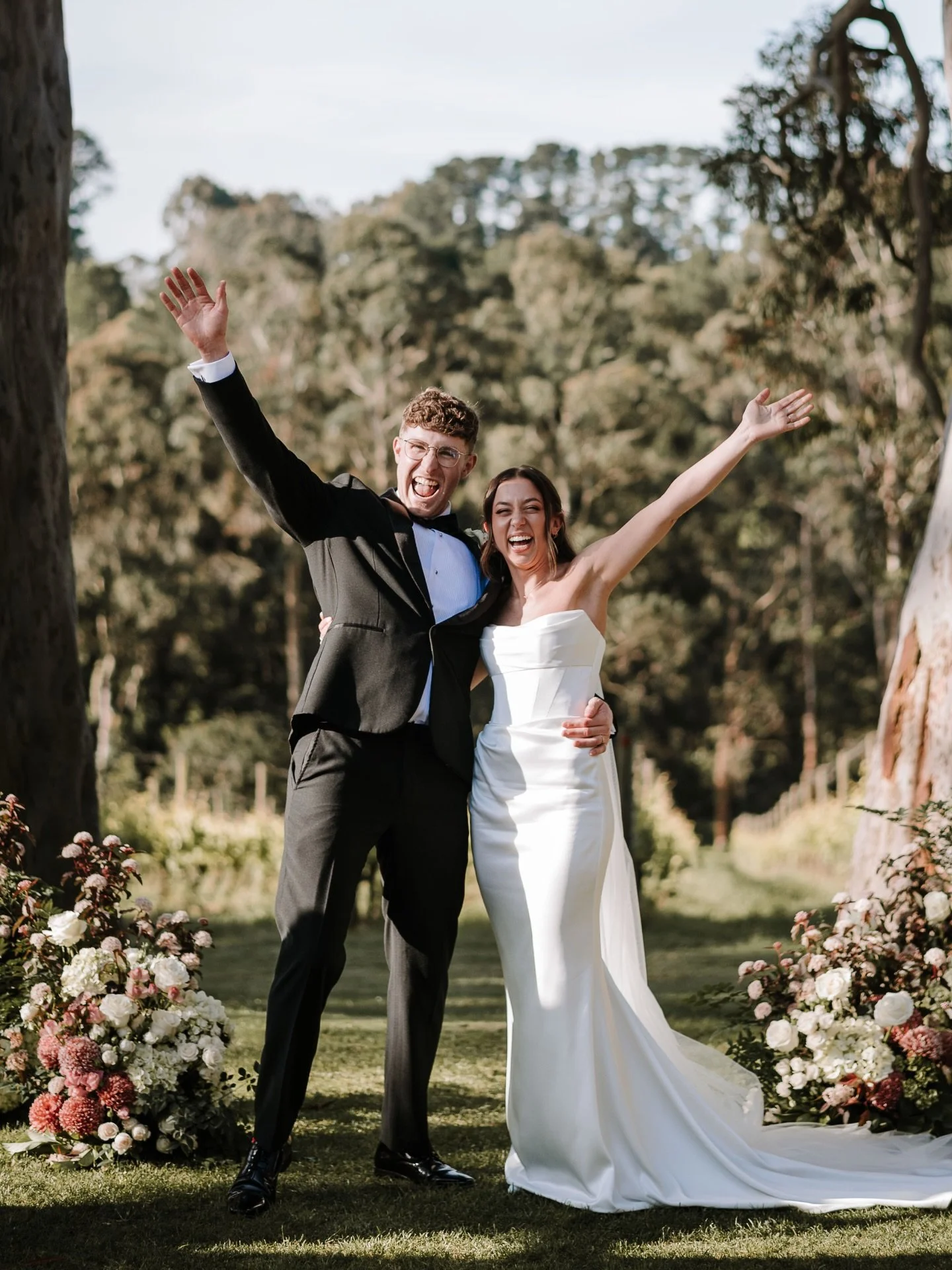 The joyful, jubilant moment when you&rsquo;re declared married and you&rsquo;re about to head back up the aisle. You came in &lsquo;Never Validly Married&rsquo; but the return journey is with shiny new rings. 
.
WILD. It&rsquo;s overwhelming in the b