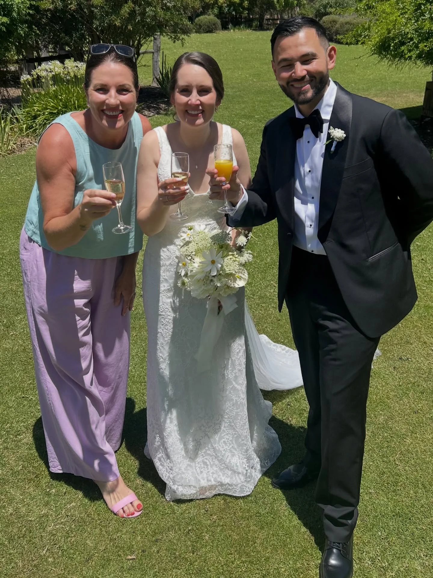 Laura and Matt started their next phase right today- which not only kicked off their 2026 married, but also leaves a challenging 2025 behind. 
.
They split their day. Ceremony at 12 for 30 MVP&rsquo;s then an interlude for lunch and a break before th