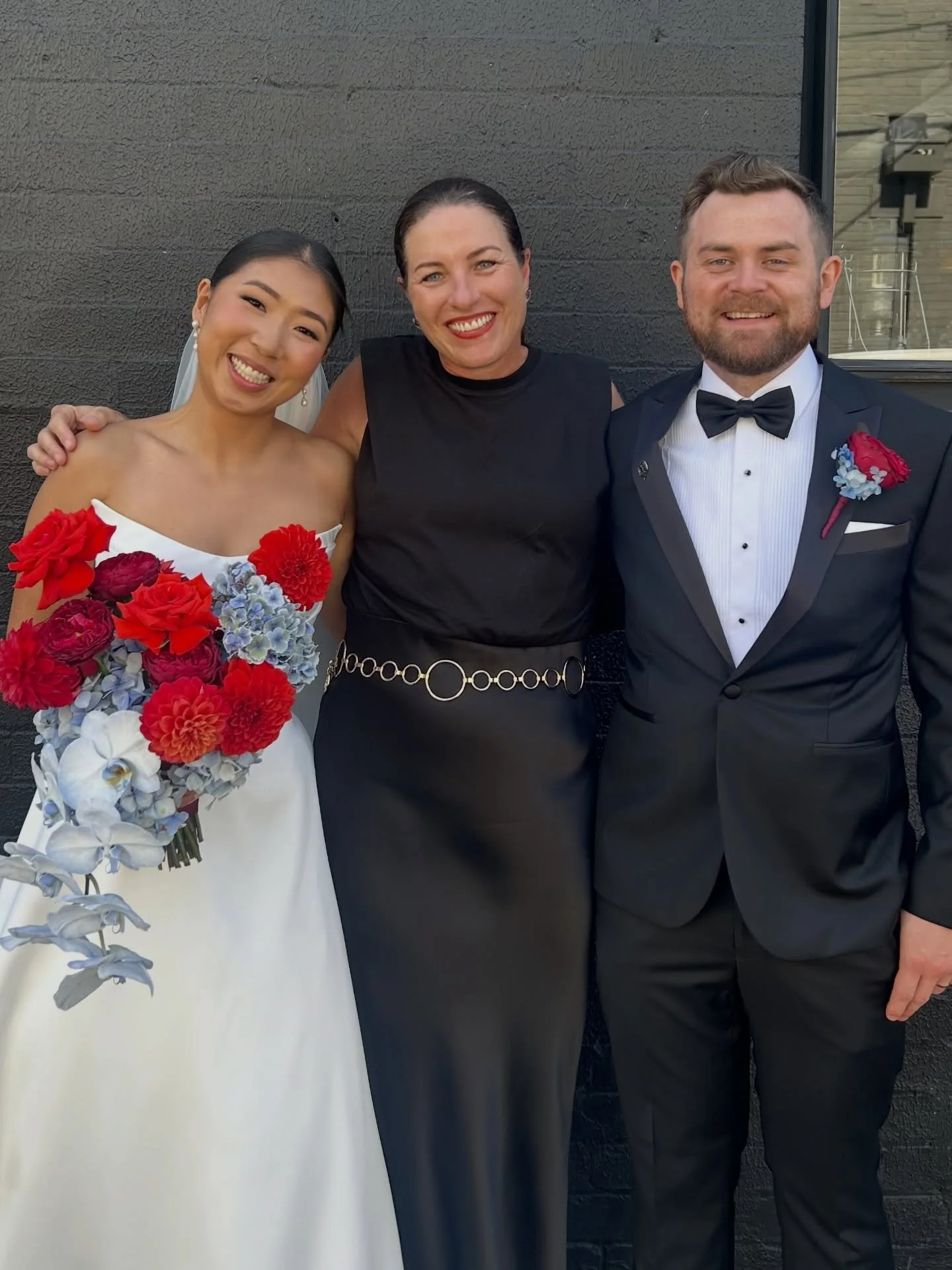 MARRIED! Rach and Elliot exchanged vows this afternoon in a warm, emotional ceremony with lots of laughs. 
.
Rach was CERTAIN she&rsquo;d be crying the entire time, which I of course, reassured her she wouldn&rsquo;t - but you guys never believe me! 