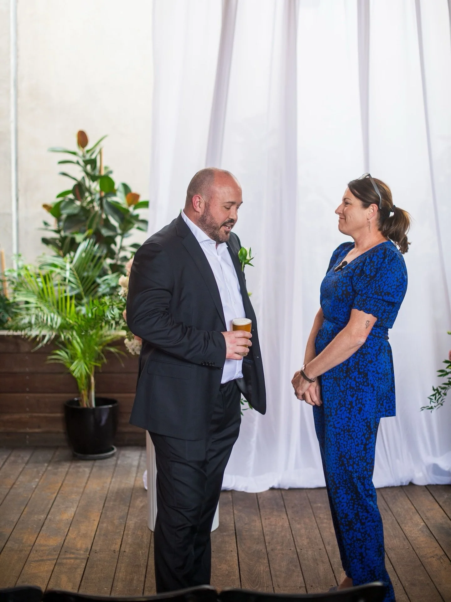 No. 3 in an impromptu series of Moments with Grooms. 

One thing I never ask a waiting party is &lsquo;Are you nervous?&rsquo;.

Most unhelpful comment ever tbh. Try harder 🙏.
.
.
📷: @amazingdaysphotos 
.
.
#groom #weddingday #melbournecelebrant