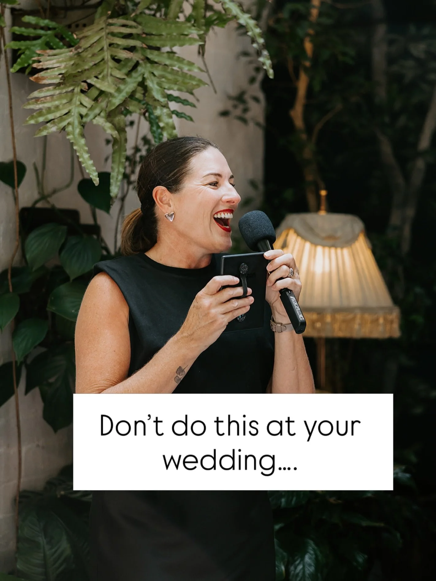 Don&rsquo;t feel the need to get around to every single guest. 

Let them come to you!! 

Whether that means whilst you&rsquo;re eating or on the dance floor.

You don&rsquo;t want to run yourself ragged checking in with everyone- 
You want to eat an