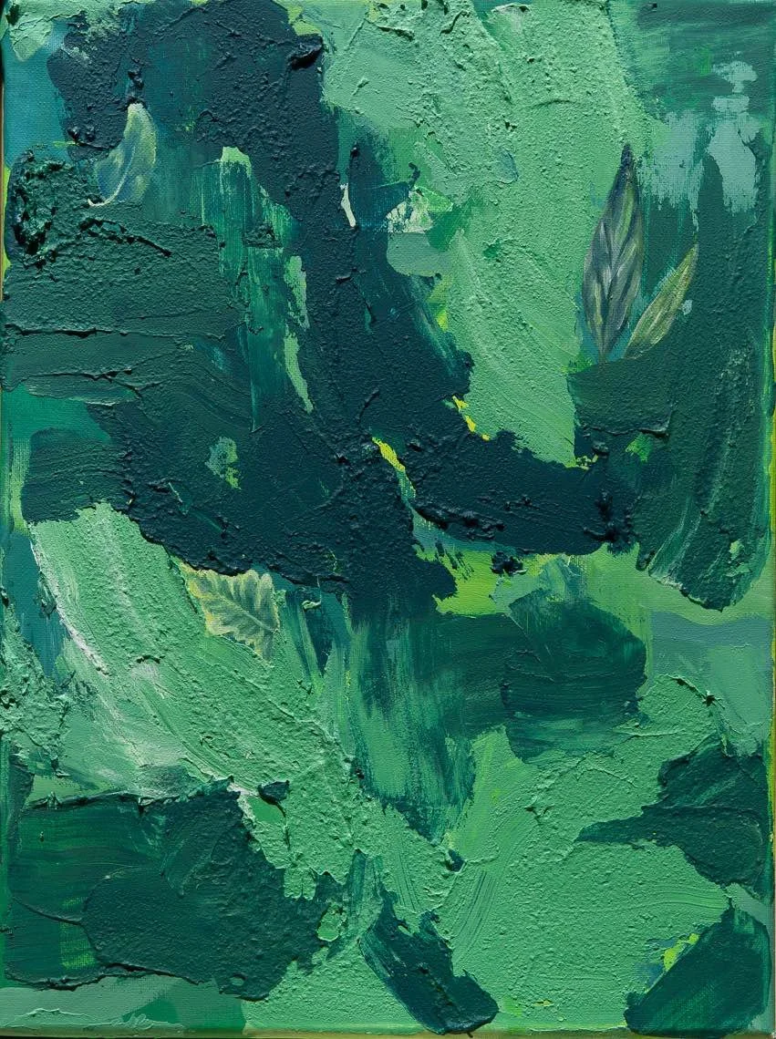Klein wild,2023. Acrylic,oil/canvas - 30x40cm Framed /sold
