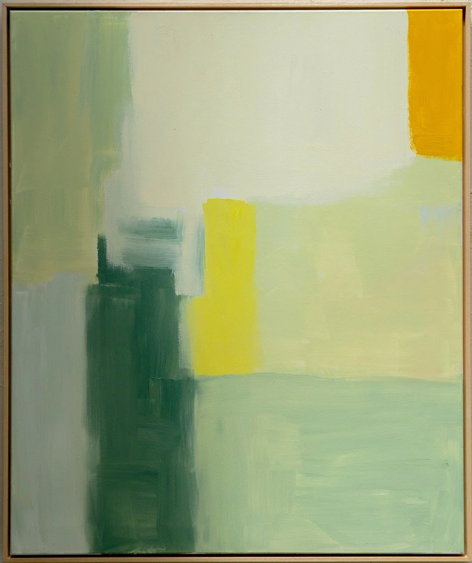 Abstract bouquet,2023. Acrylic/canvas - 100x120cm Framed /sold