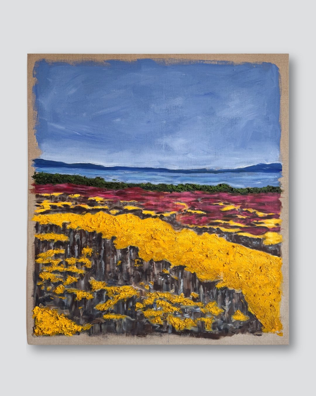 Heart of Iceland,2026. Acrylic/Linen canvas - 100x90cm/On request