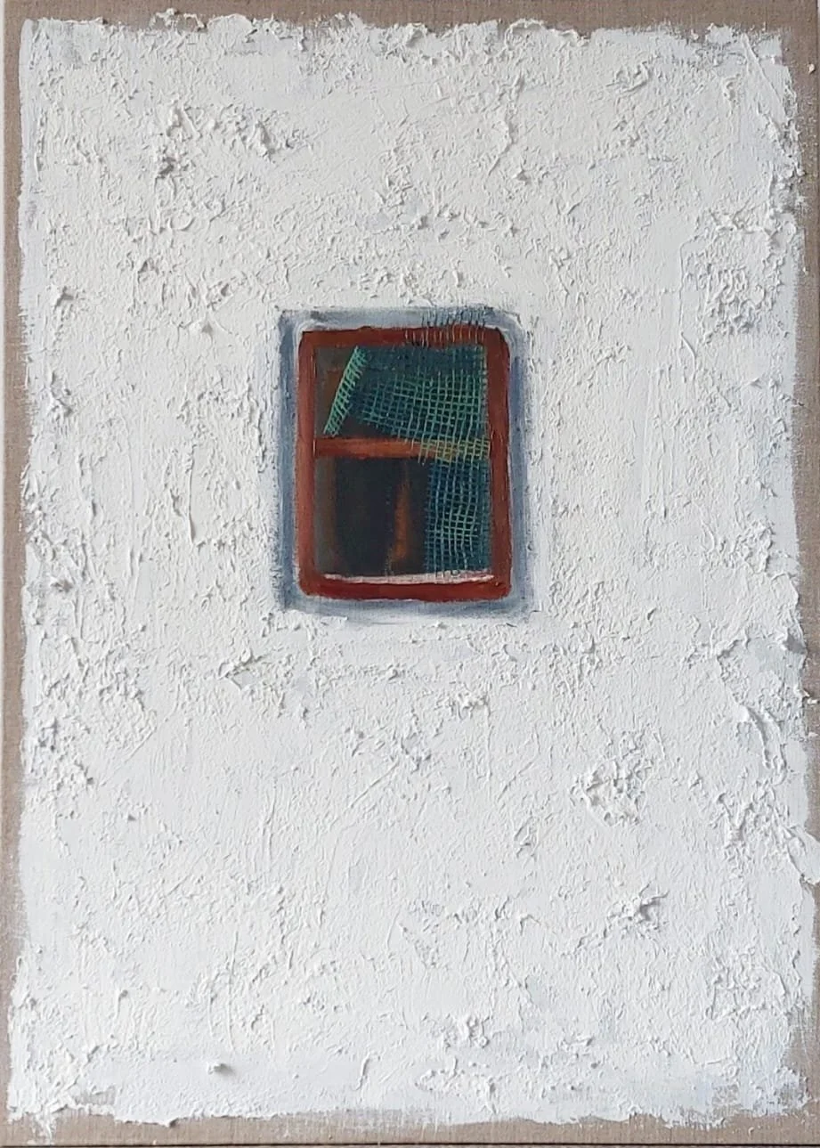 Mykonos View,2024. Acrylic,oil/Linen canvas - 50 x 70cm. Framed/ Sold