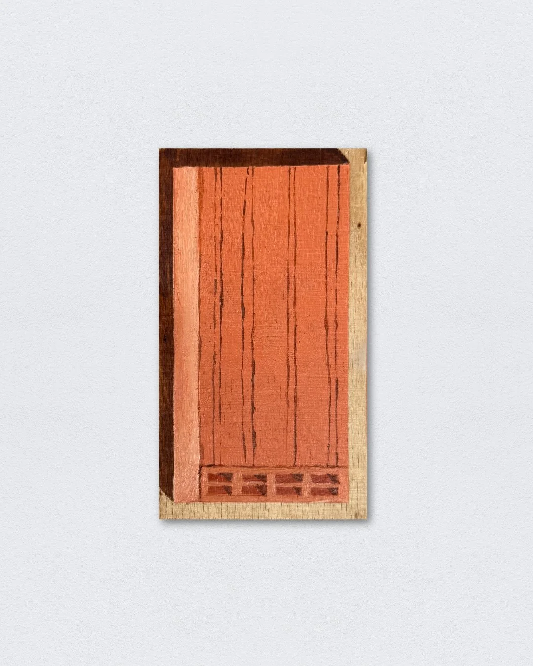 Tiny Brick,2026. Acrylic/wood block - 11,5x6,5 cm./ Sold