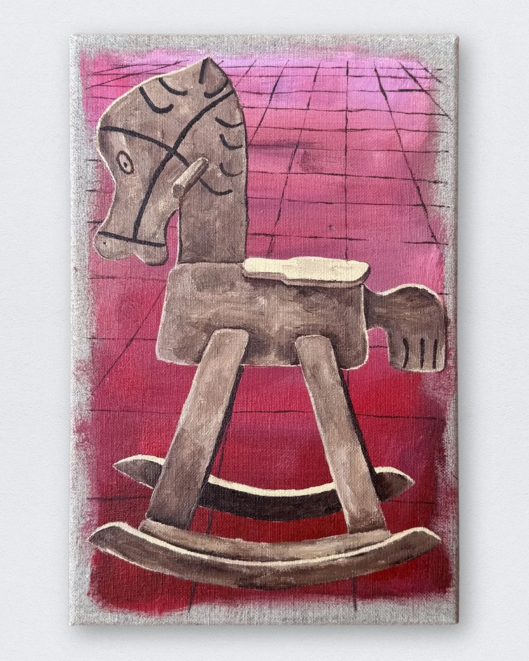 Caballito,2026. Acrylic/Linen canvas - 20x30cm./ Sold