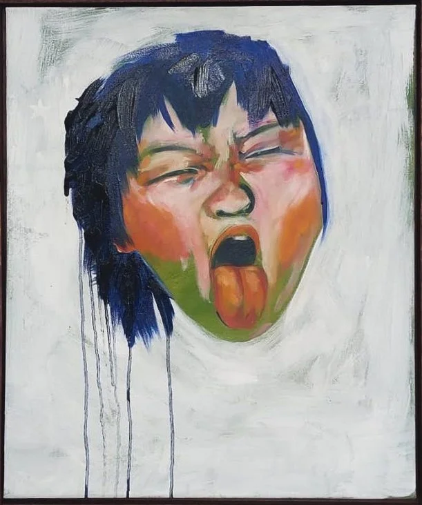 April Rose,2024. Acrylic,oil/canvas -50 x 70cm. Framed /sold
