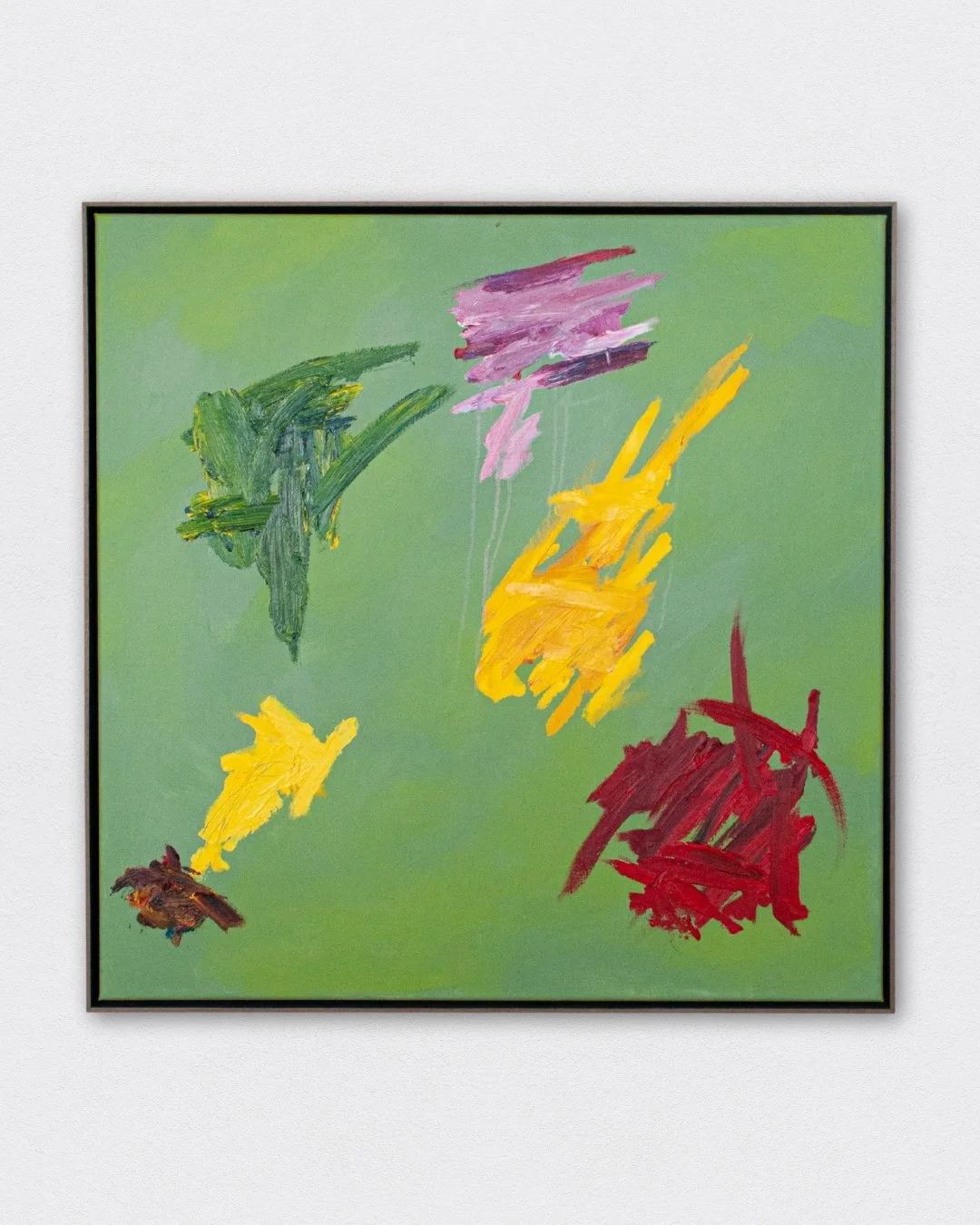 Aestetics,2024. Acrylic,oil/Linen canvas - 80x80cm. Framed