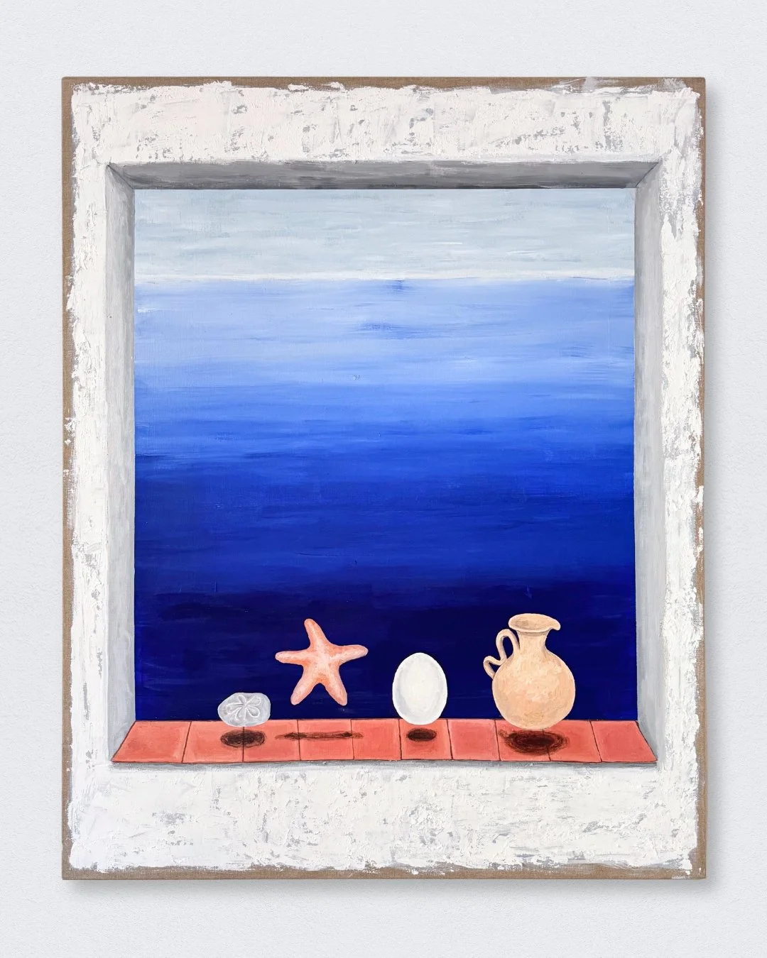 Souvenirs with a view,2026. Acrylic and oil/Linen canvas - 100x125cm