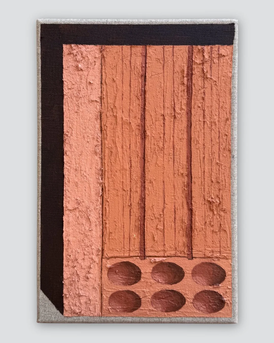 Big Brick,2026. Acrylic/Linen canvas - 20x30cm./ Sold