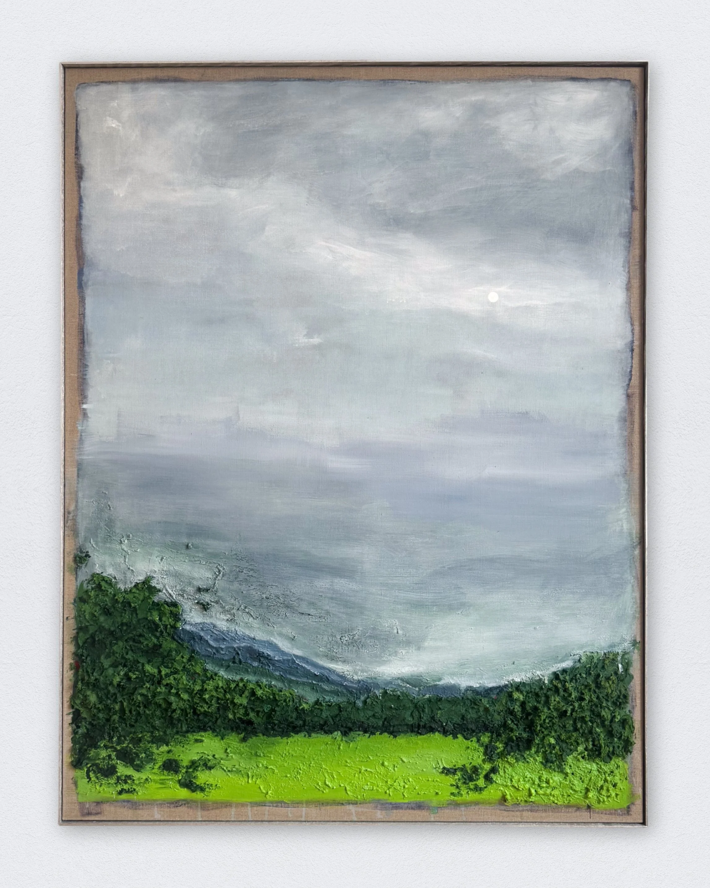“On top of the Mountain View”,2026. Acrylic/Linen canvas - 130x100cm. Framed
