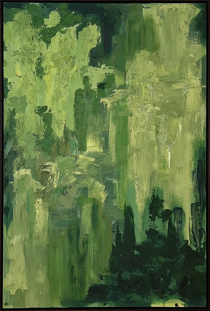 Green view ,2023. Acrylic,oil/canvas - 180x120cm Framed /sold