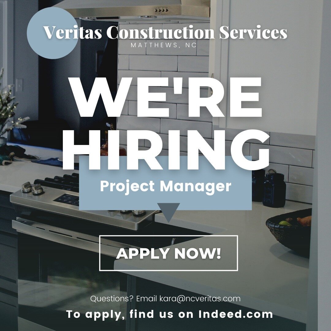 We are looking for our next Project Manager. Is that you? ⁠
⁠
#nowhiring #projectmanagementjobs #matthewsnc #constructionjobs #residentialconstruction