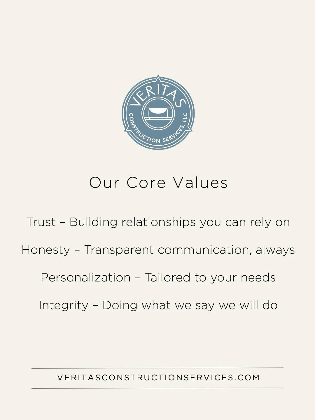 At Veritas, our work is guided by values that matter. These aren't just words; they are how we show up for every client, every time💙 

#ValuesThatMatter #ClientCommitment #ShowUpForClients #WorkEthic #IntegrityInAction