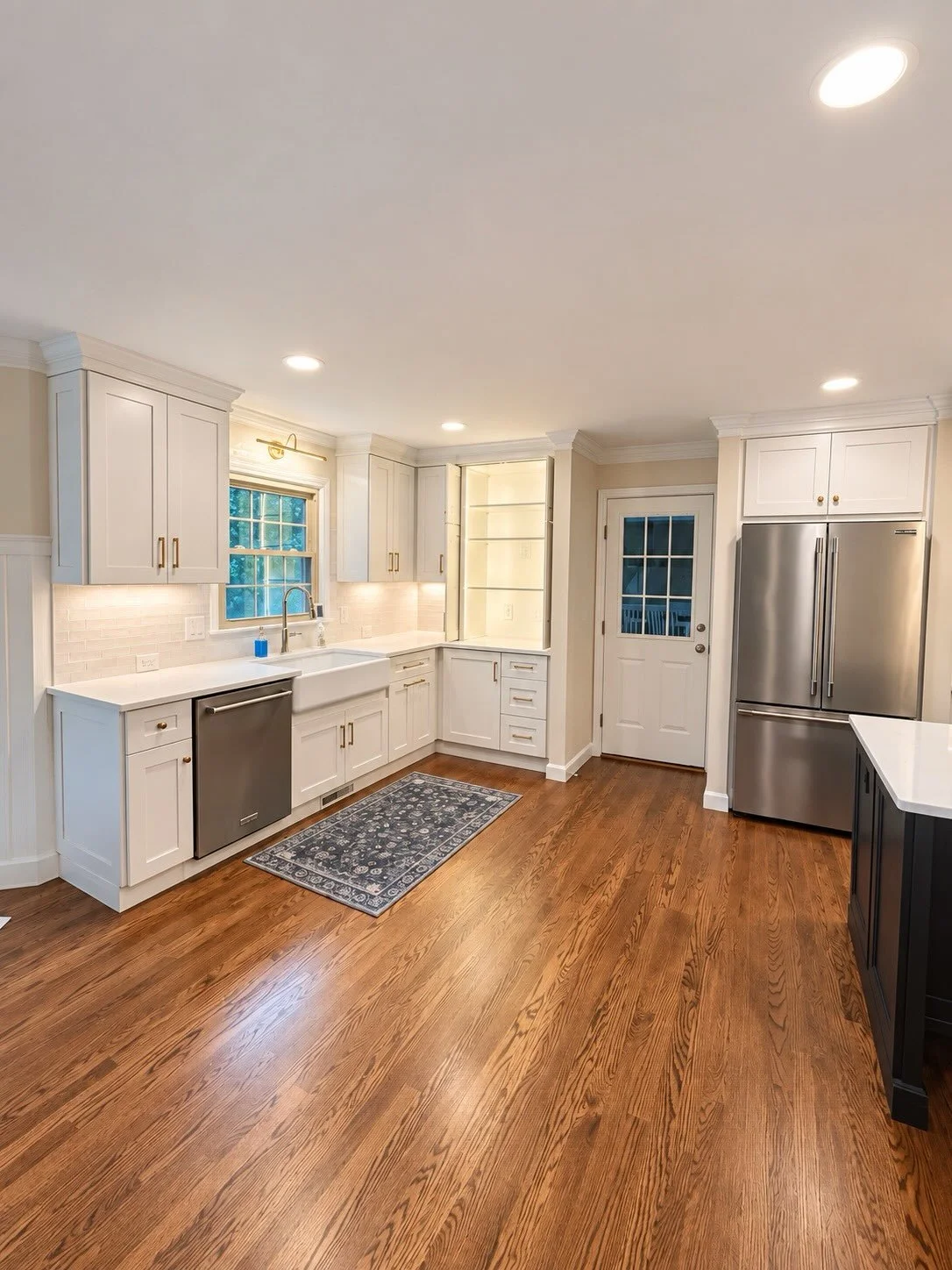 Bright, warm, and beautifully balanced 🤍

This Matthews kitchen renovation shows that timeless details and thoughtful contrast can completely transform a space. Swipe to see the before!

@topknobs @msi_charlottenc @visualcomfort @fergusonhomeofficia