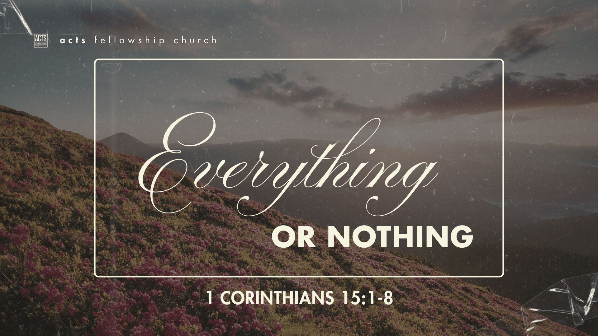 Everything or Nothing