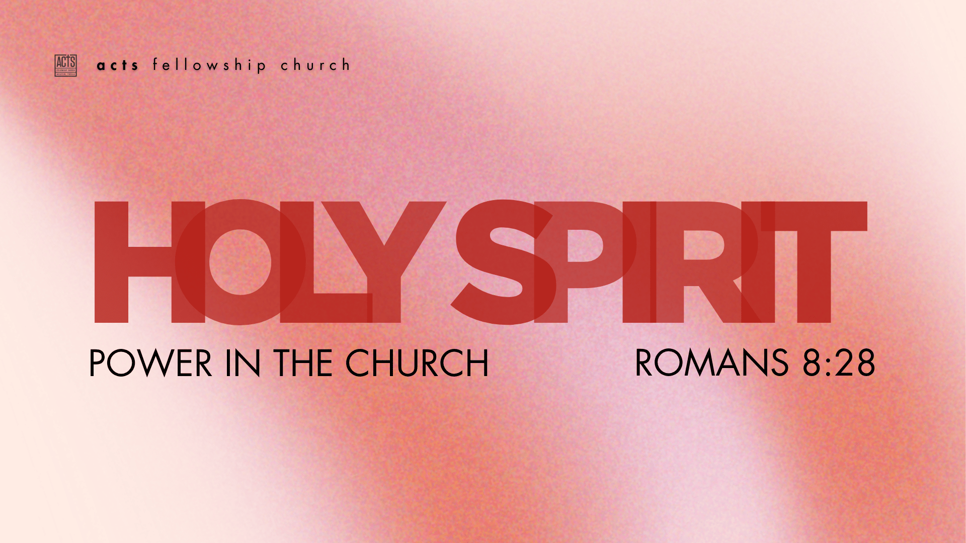 Holy Spirit Power In The Church