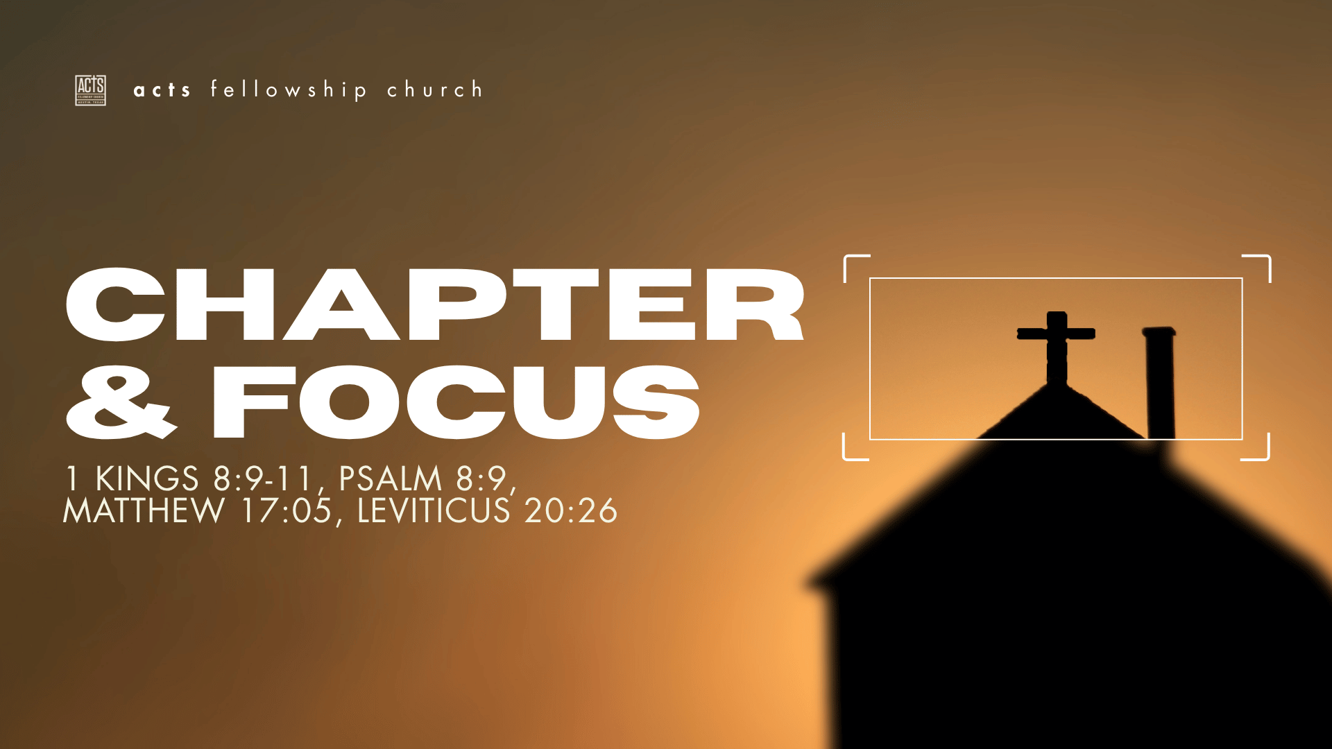 Chapter and Focus