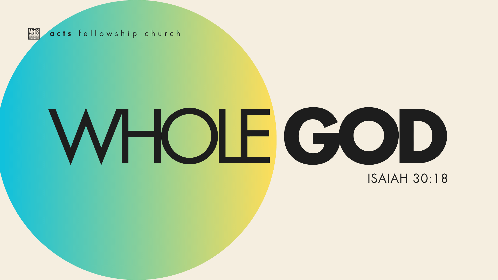 Whole God