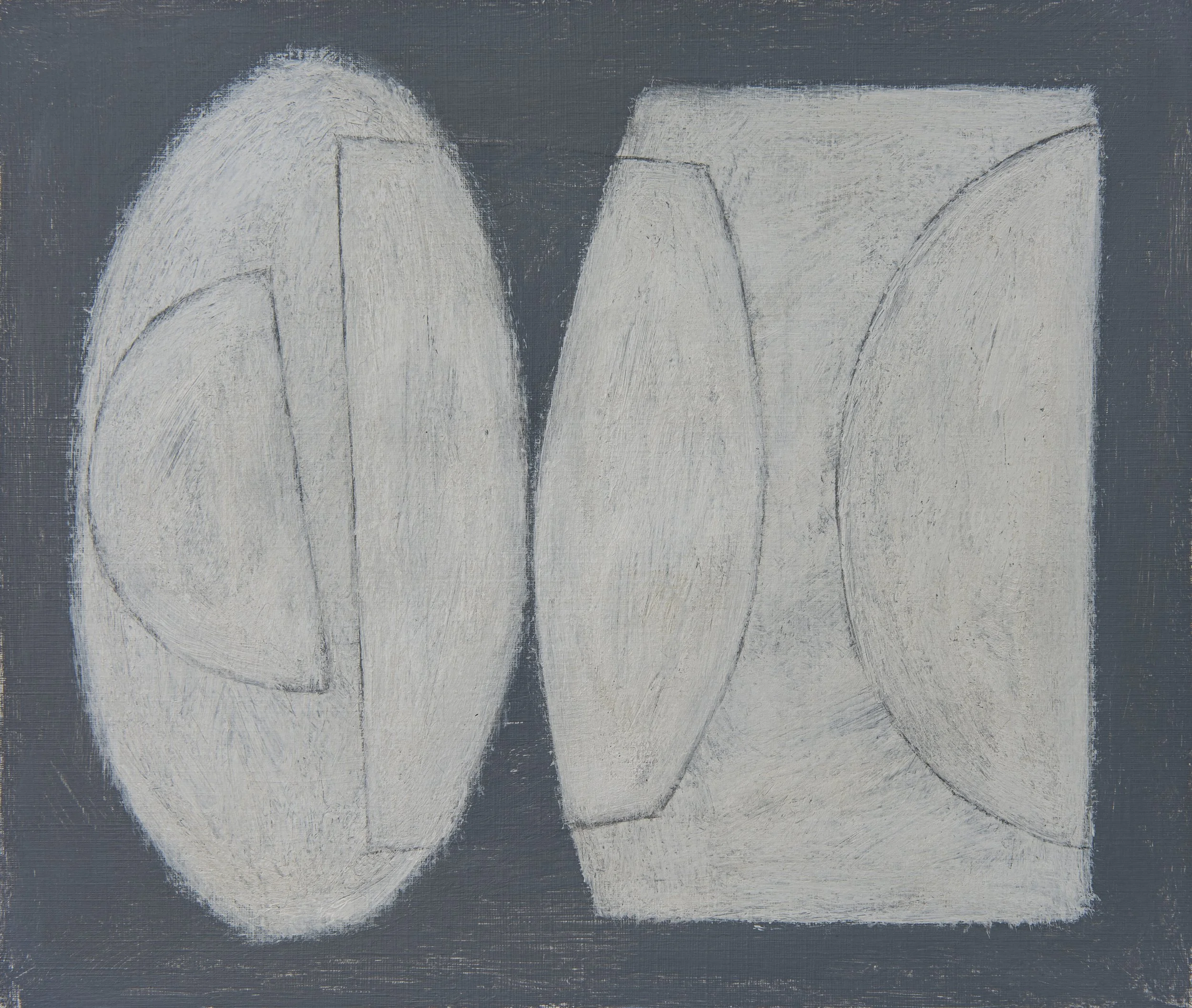 Inscribed shapes 
Acrylic on paper 
26 x 30 cm
available unframed or framed