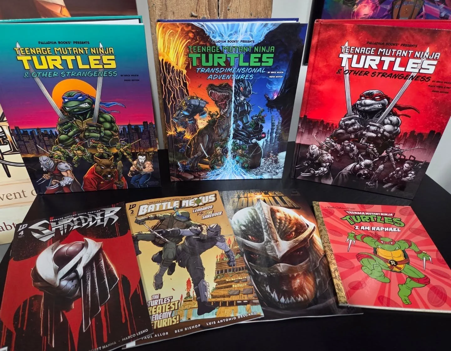This week's New Comic Book Day is going to be turtley awesome!! We just got our TMNT RPGs in and we have 3 awesome comic releases and a new Raphael Little Golden Book!! A bunch of folks who worked on these projects will be at @granitestatecomicon in 