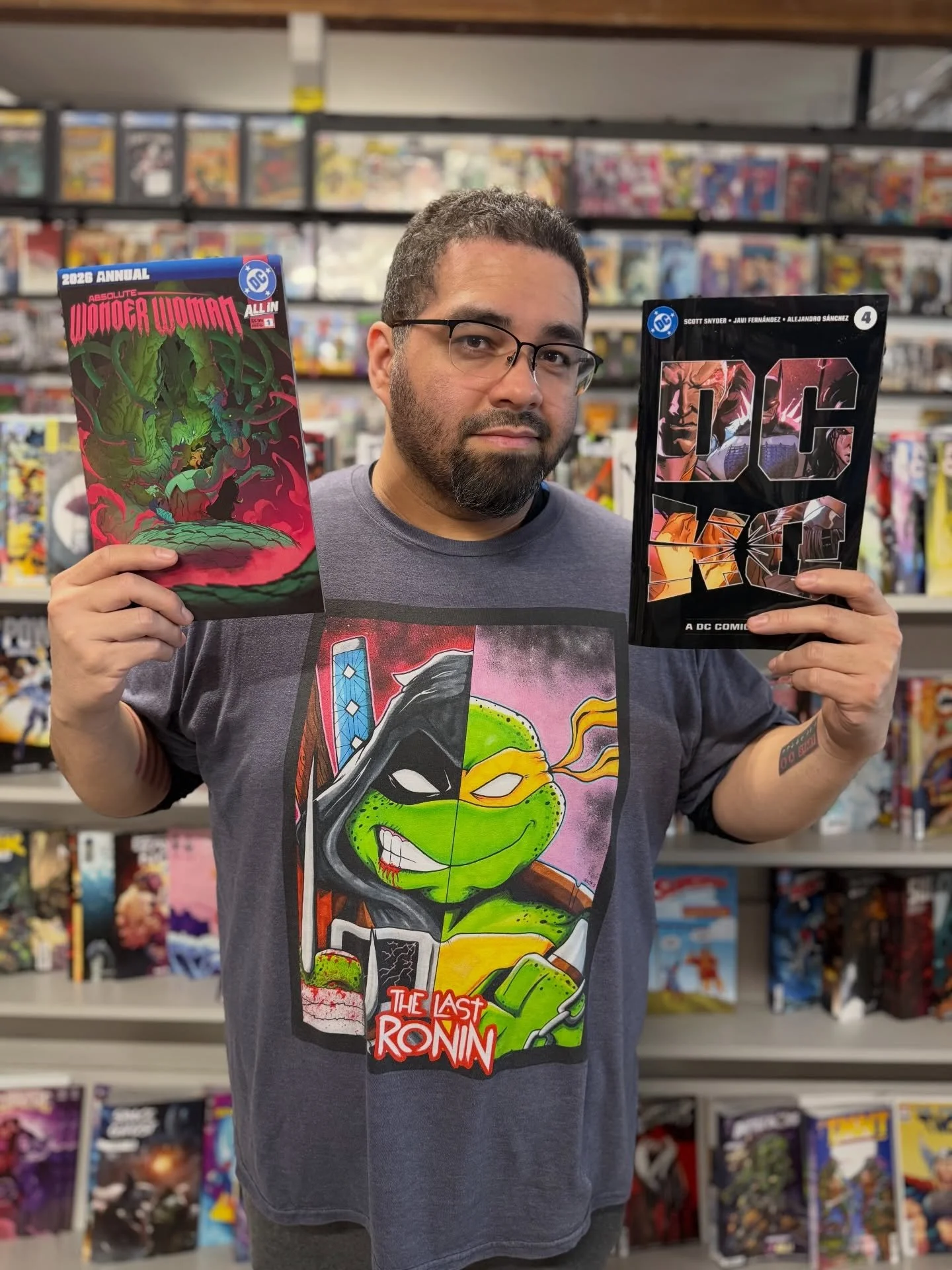 New Comic Book Day 2/11/26 Staff Picks

Jose: Absolute Wonder Woman Annual 1 &amp; DCKO 4
Chris: Bleeding Hearts 1
Aaron: w0rldtr33 18
Scott D: The Crown 1
Anderson: The Thing on the Doorstep 1
Amanda: The Thing on the Doorstep 1 and Blood &amp; Thun
