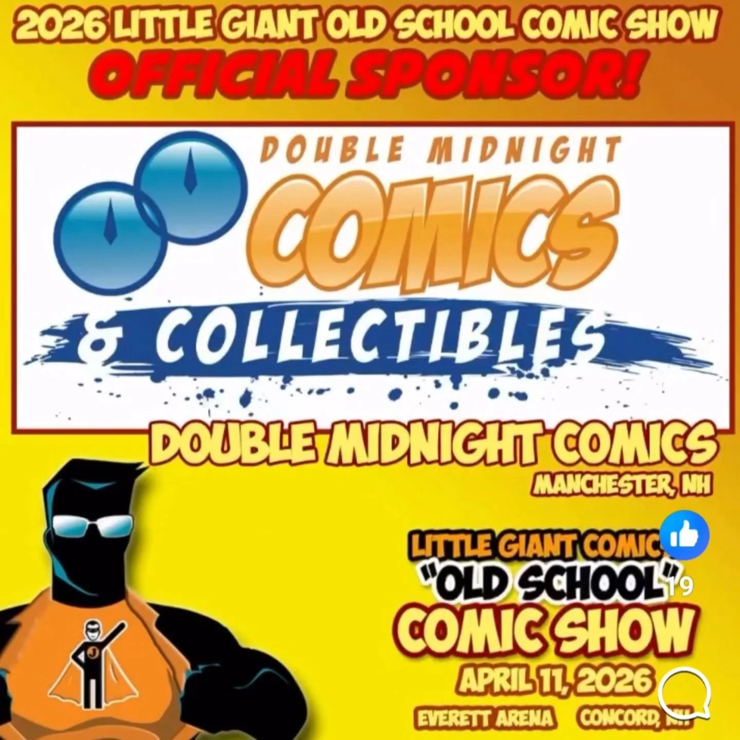 Tomorrow we'll be at @littlegiantcomics slinging comics! We're bringing a bunch of new collections we haven't put out in the shop yet! If you're in town for the show drop in our shops for more comics and all your supply needs!!