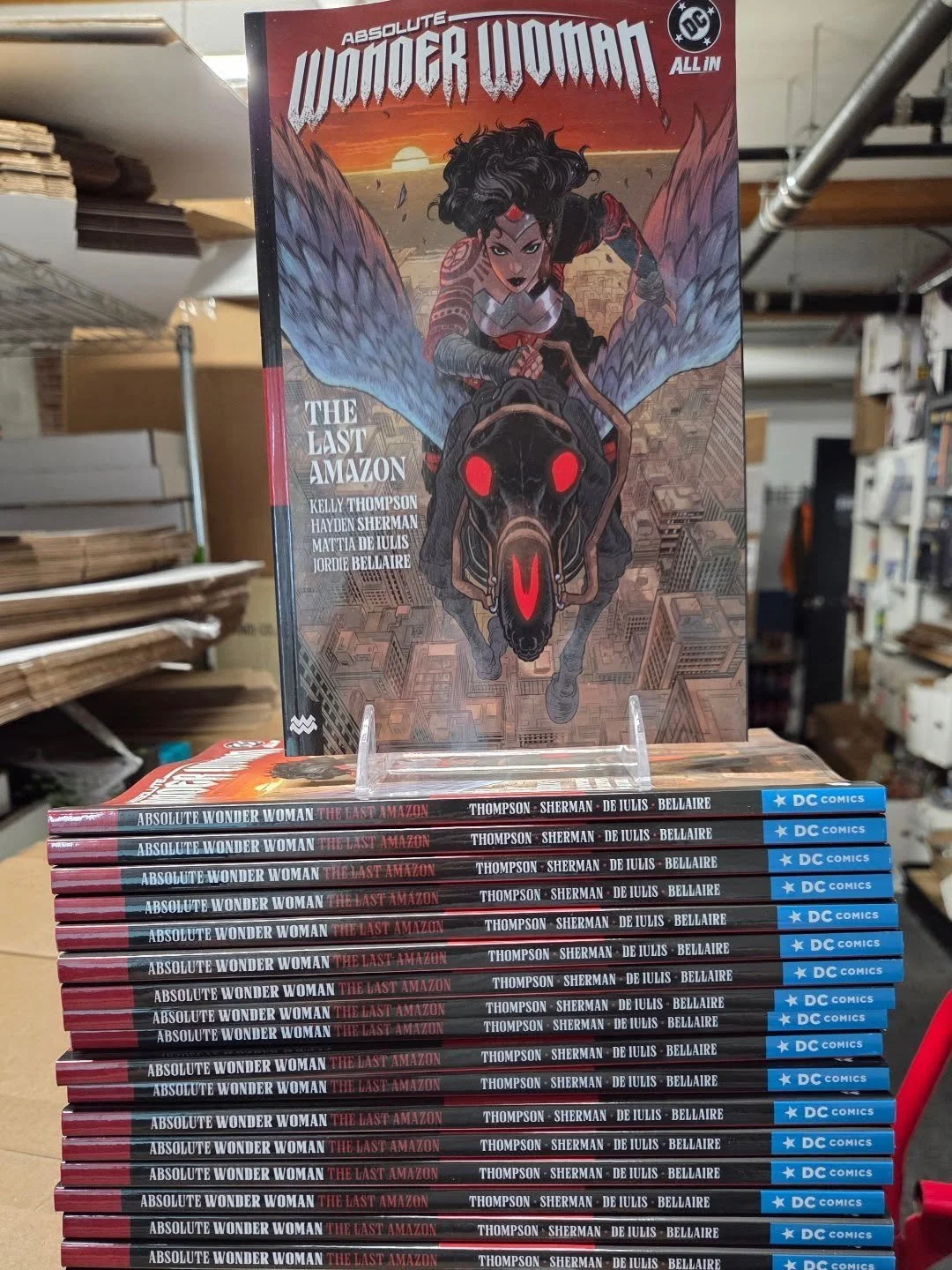 Back in stock! Absolute Wonder Woman vol 1 by @1979semifinalist and @cleanlined! We keep ordering stacks and we can't keep it in stock!