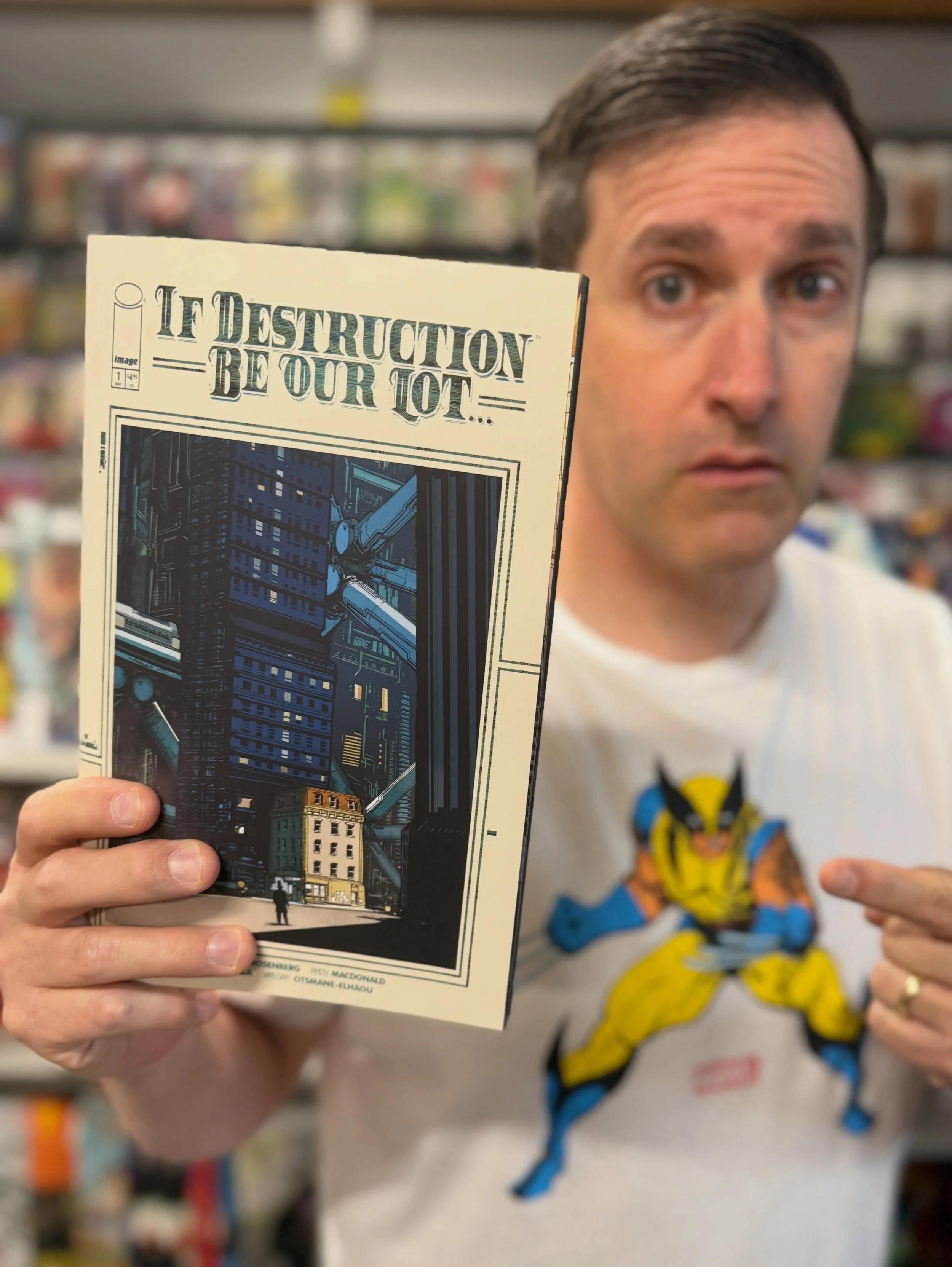 New Comic Book Day 5/6/26 Staff Picks

Chris: Destruction Be Our Lot 1
Aaron: Fall of the House of Slaughter 1
Jose: She-Spawn 1 &amp; DC x Sonic Metal Legion 1
Anderson: Excommunicated 1
Scott D: Royals 2
Amanda: Destruction Be Our Lot 1
Scott P: De