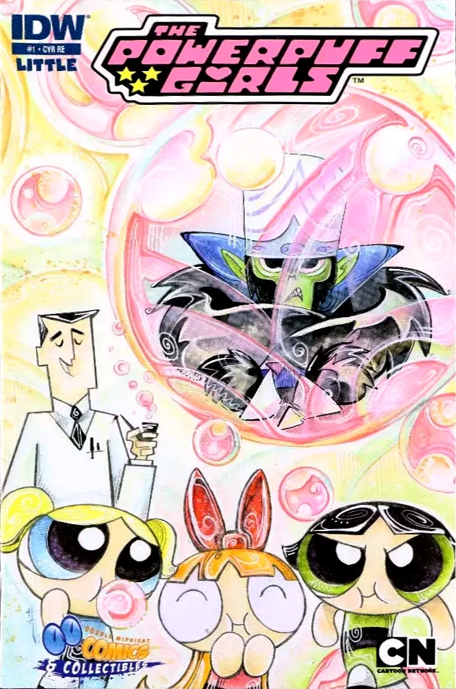 ThePowerpuffGirlsIssue01ByIDWComicsCoverExclusiveCaleAtkinsonForDoubleMidnightComics.webp