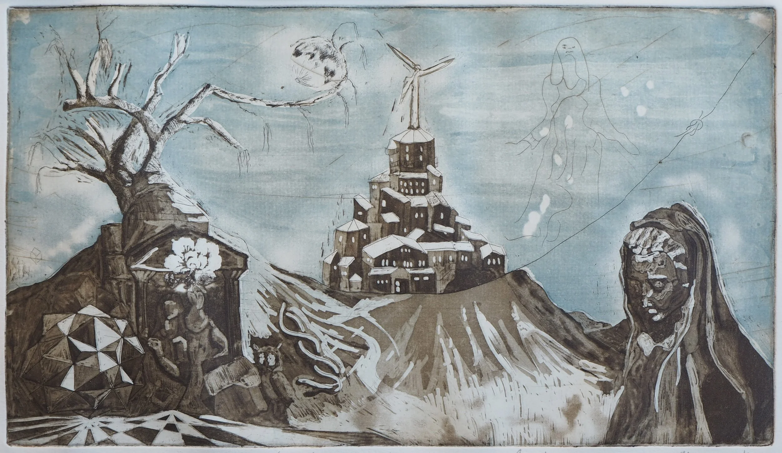 We will kiss with poison on our lips 18 x 30 cm 