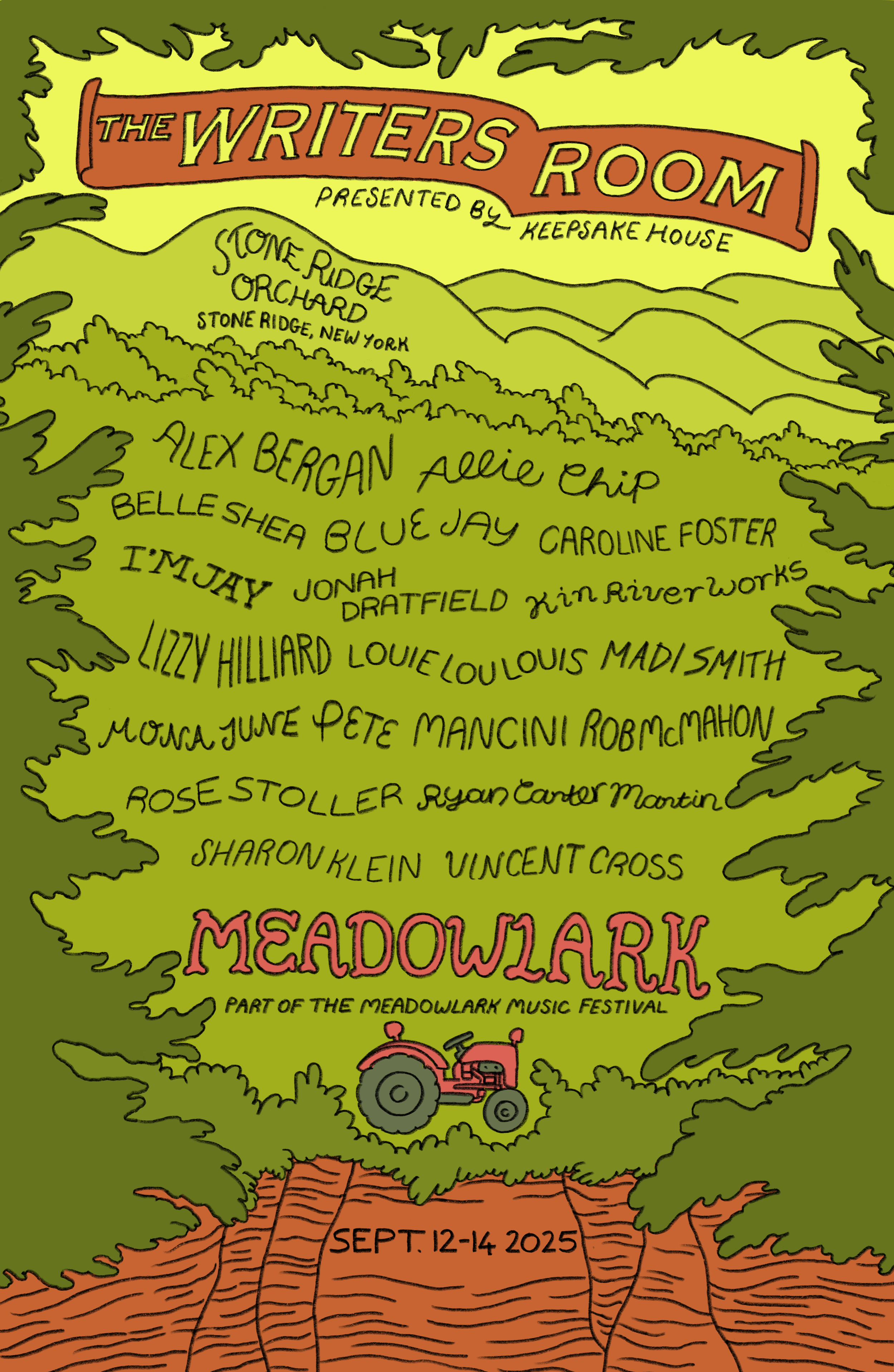 The Writers Room at Meadowlark 2025 Presented by Keepsake House