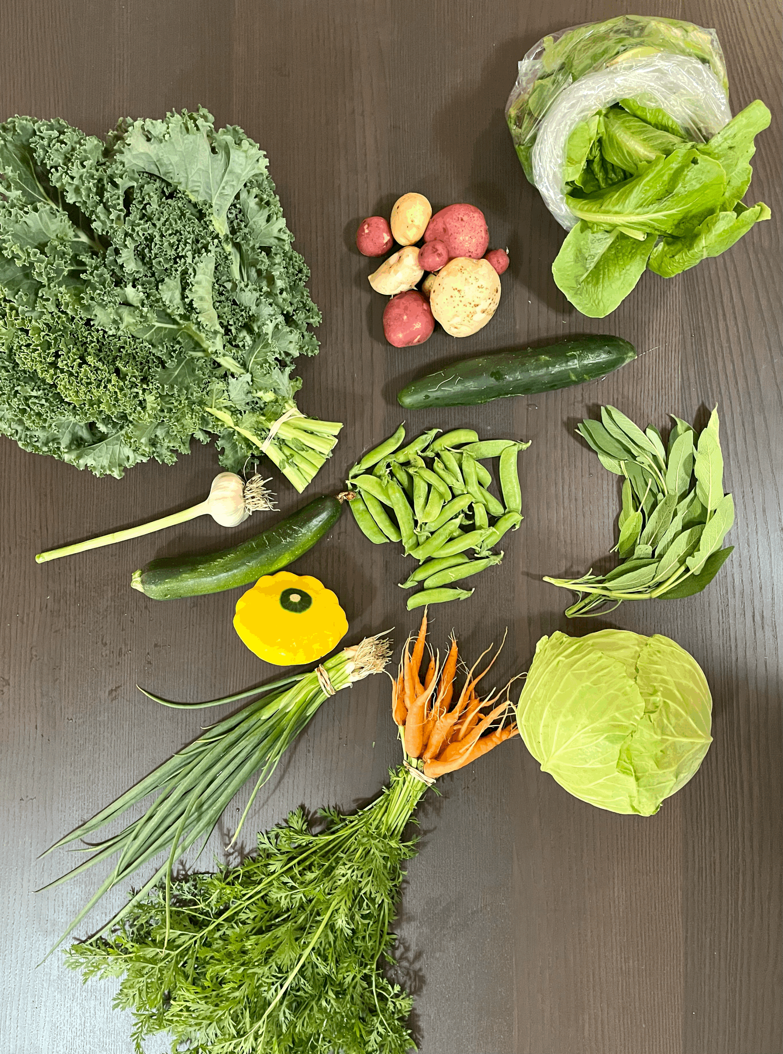Week 6 CSA Veggie Haul 