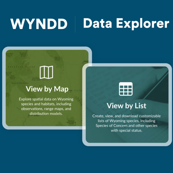 Workshop (Tues AM Session 1):  Using WYNDD Data Explorer Application to Support Natural Resource Management and Project Siting Decisions