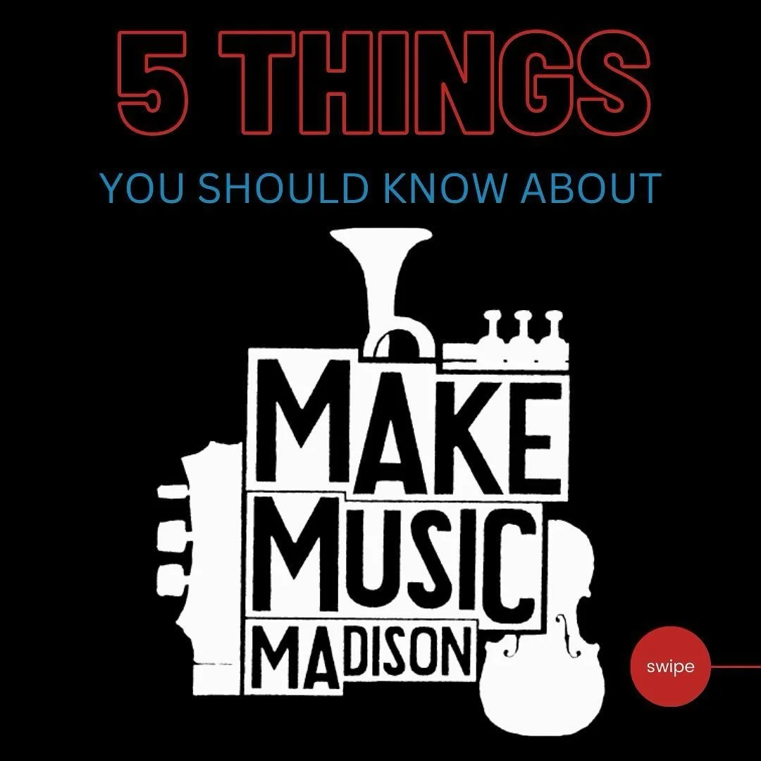 I&rsquo;m playing @makemusicmadison June 21 🎉

1:45pm at Marshall Park 
and
5:15 at Vista West 

Make Music Day is a day celebrating the natural world and music together! All day long there will be free music performances on the longest day of the y