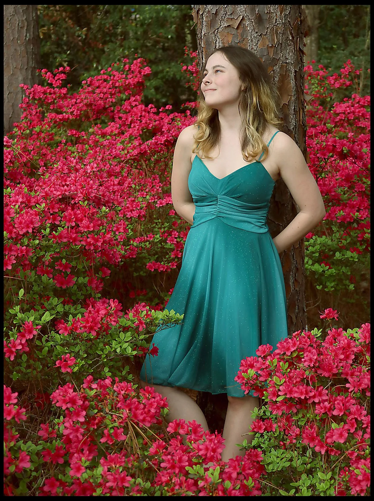 Mina in the Azaleas Spring 2018