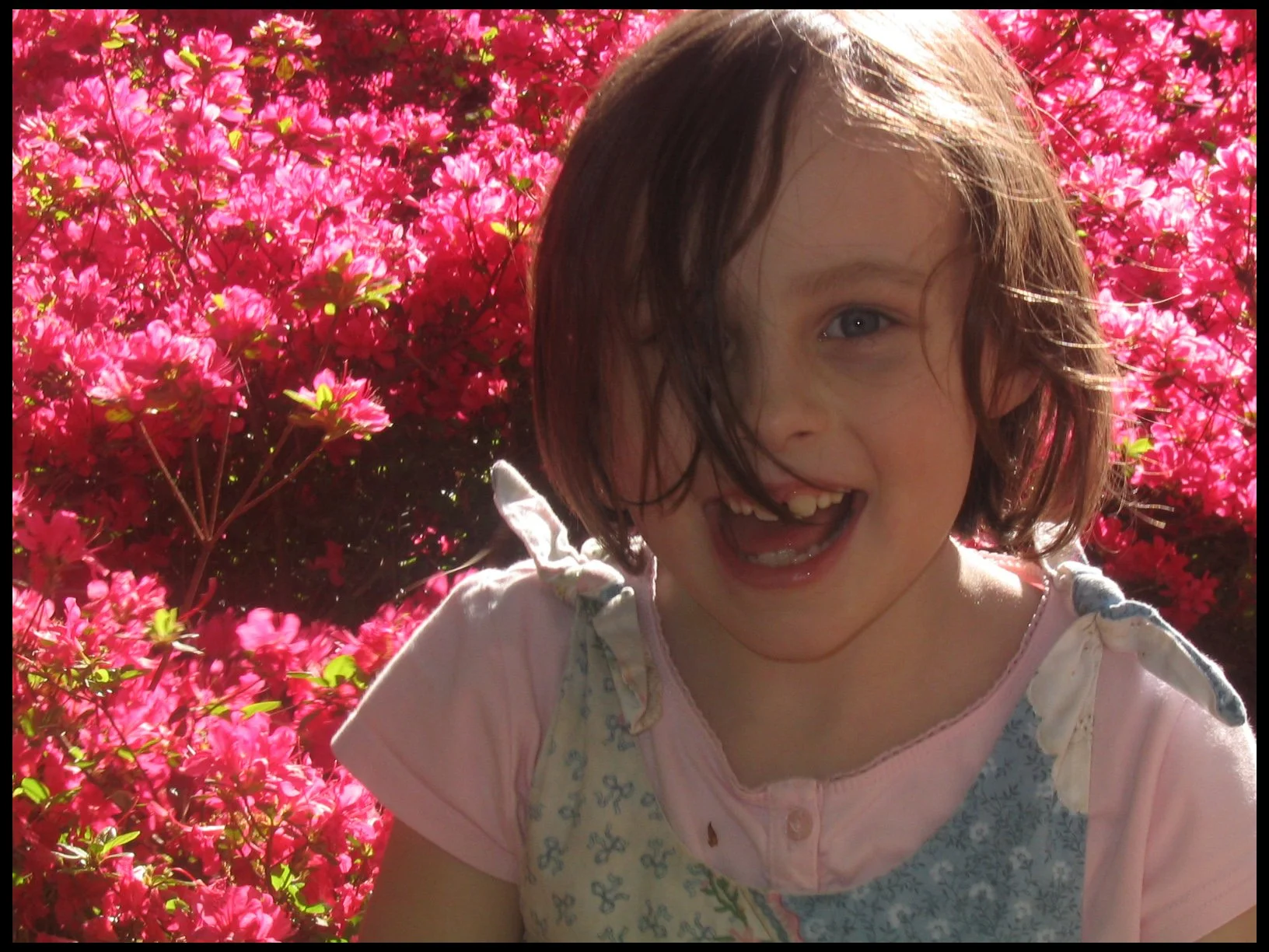 Mina in the Azaleas Spring 2005
