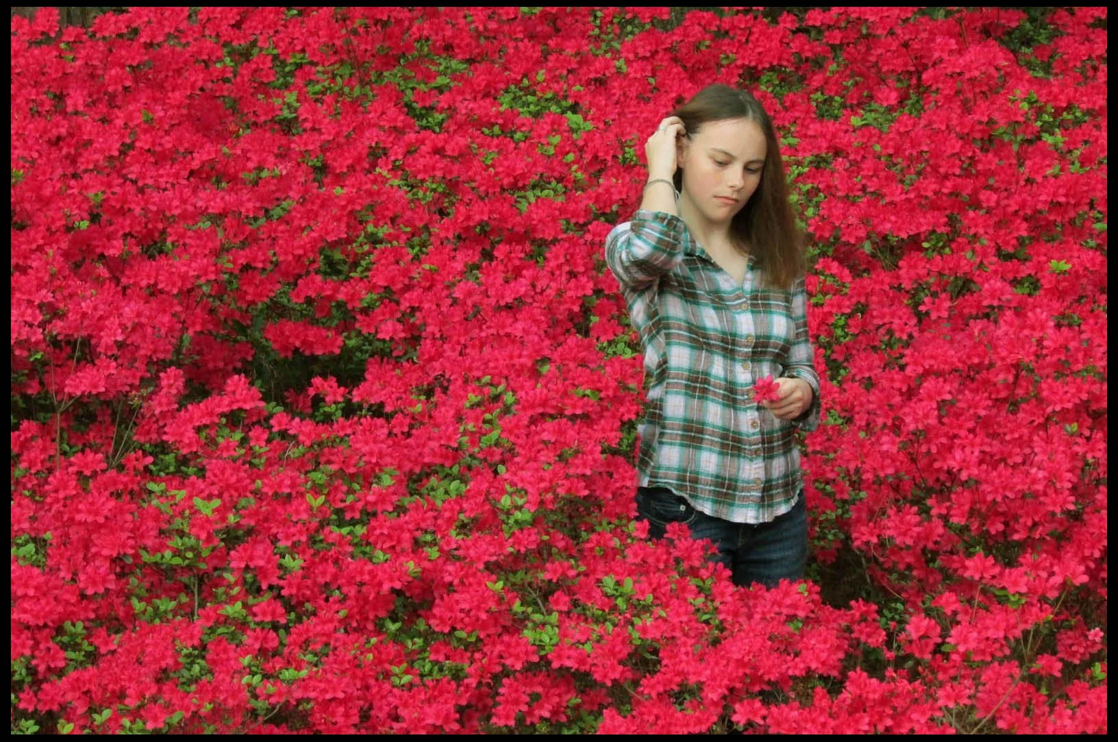 Mina in the Azaleas Spring 2013