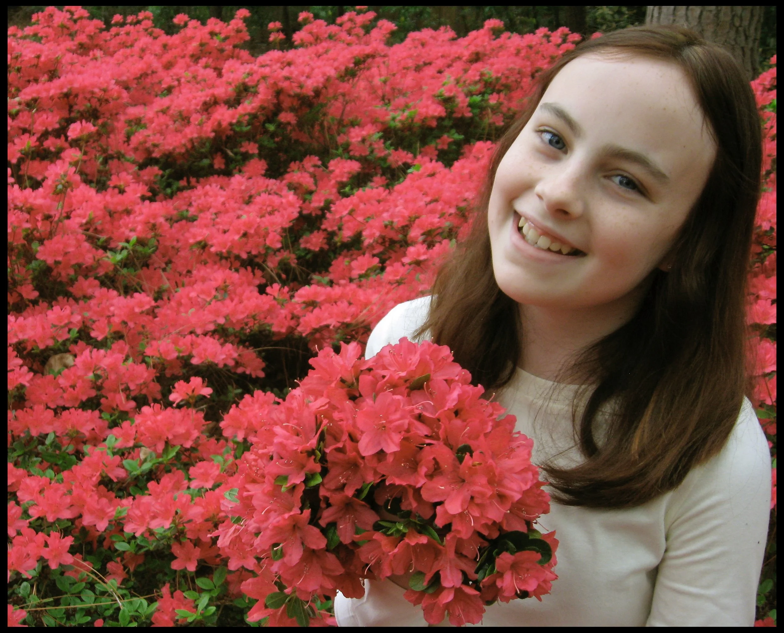 Mina in the Azaleas Spring 2011