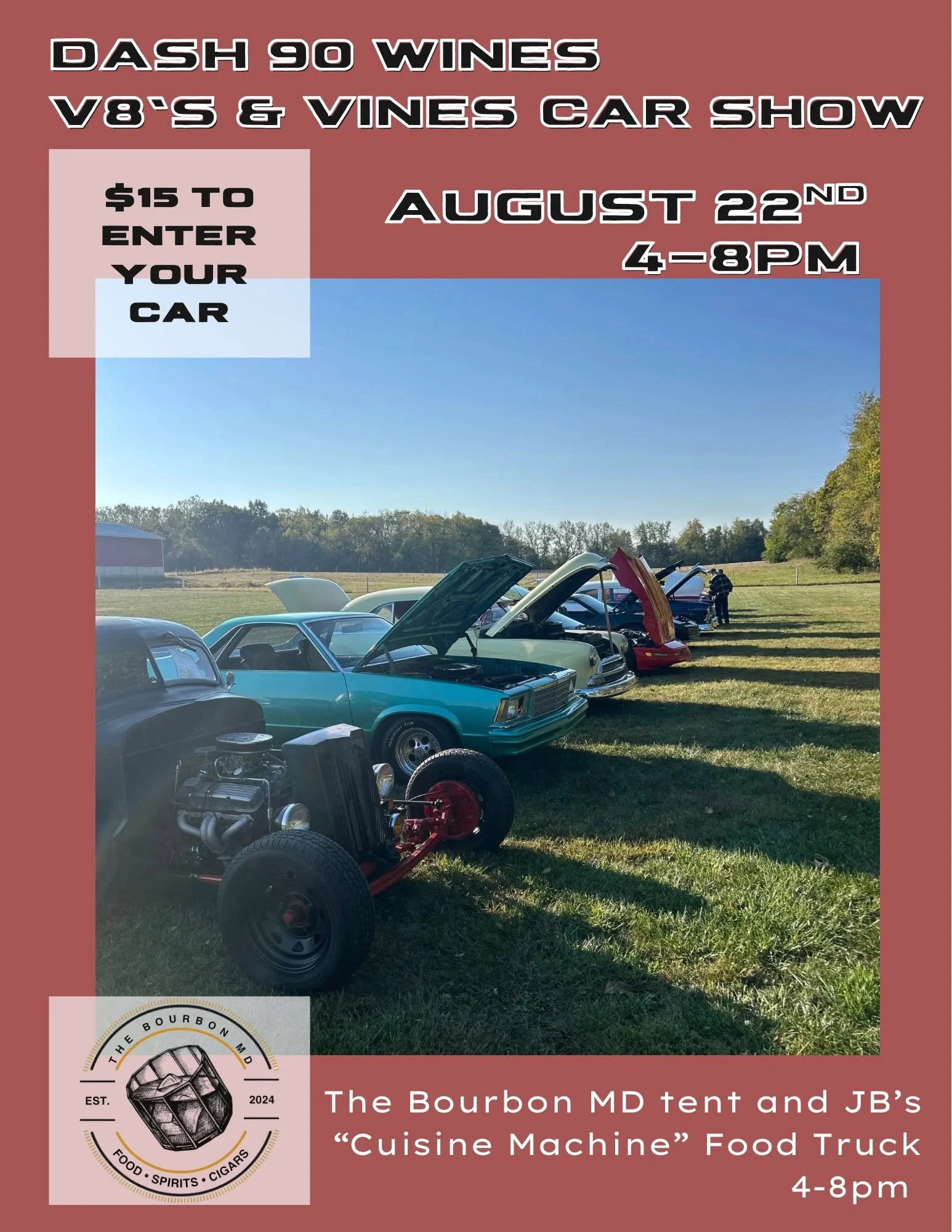Vines & V8's Car show